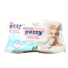 Pozzy Baby Wet Wipes 120 pcs (Turkey)